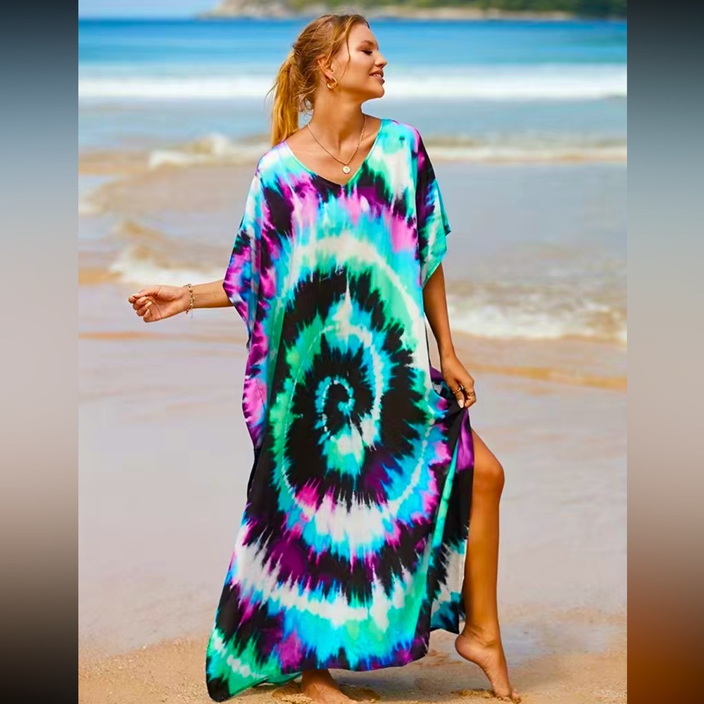 Oversized Tie Dye Kimono XS- 3X